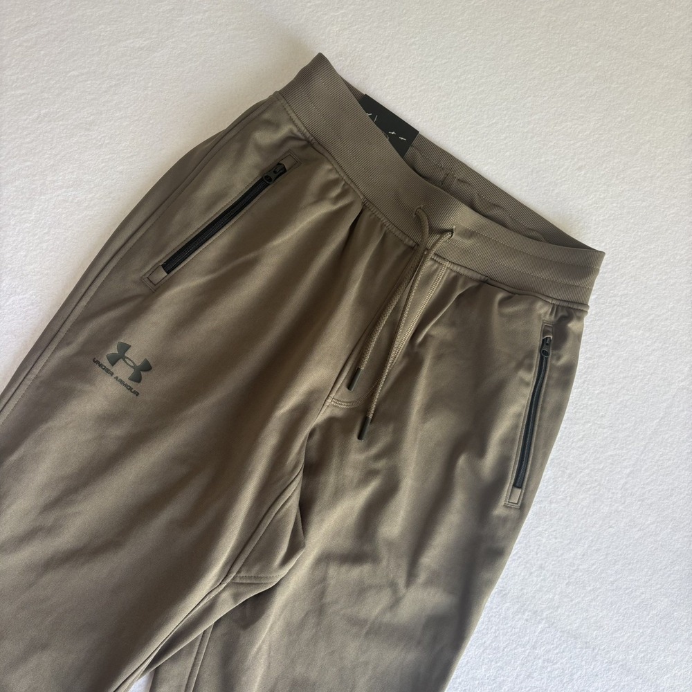 Under Armour Men's Loose Fit Sport Style Tricot Jogger Pants Green Size S NWT